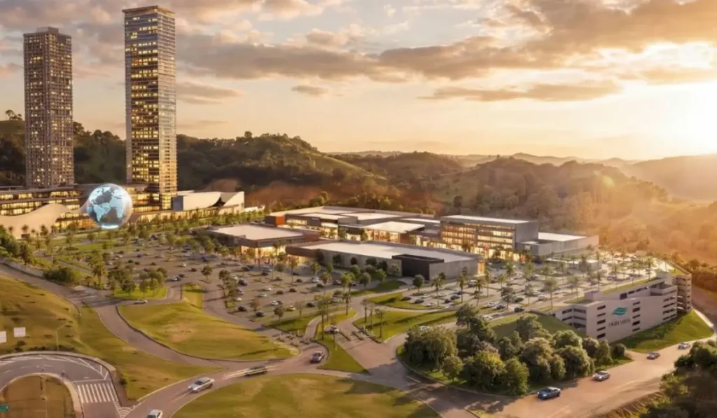 Projeto do novo Shopping Lagoa Santa com investimento de R$ 400 milhões e impacto no mercado imobiliário.